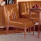 Baxton Studio Daymond Mid-Century Modern Tan Faux Leather and Walnut Brown Finished Wood Dining Chair 186-11353-Zoro - alternate 4